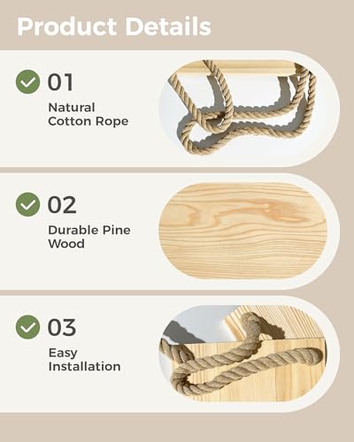 Bamworld Hanging Shelves 8Tiers Plant Hanger Indoor Window Plant Shelves - size: 8Tier