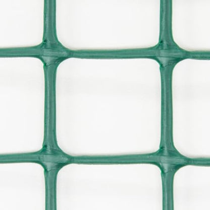 Heavy-Duty Plastic Mesh Netting, Green, 35.4 x 197 in (90cm x 5m), 25mm Grid, Recycled Plastic, Cut-to-Size, Multi-Purpose for Gardening & Fencing - size: 0.98 in (25mm)