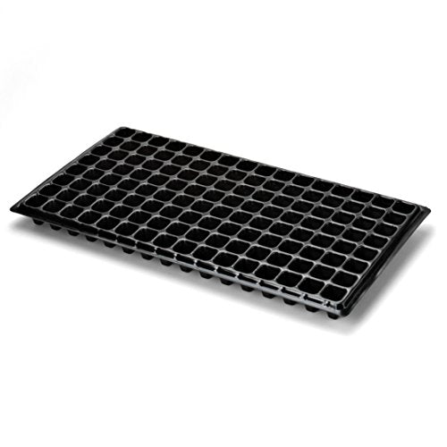 Bootstrap Farmer 128 Cell Seed Starting Tray Extra Thick 60 Trays Black - size: 60 Cell Trays