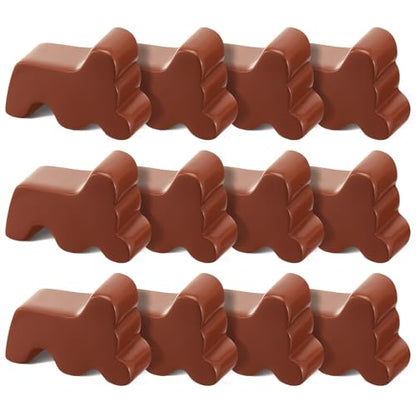 Kigeli 12 Pcs Resin Pot Feet for Outdoor Planters Frost Proof, Brown - color: Brown