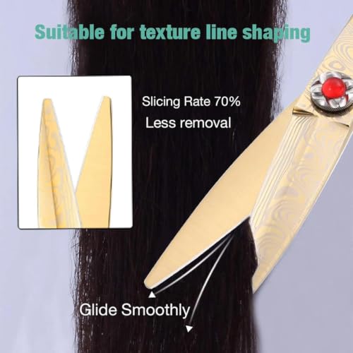 JASON Hair Cutting Scissors Shears - 6" Professional Salon Barber Slide Cut - size: 6.11