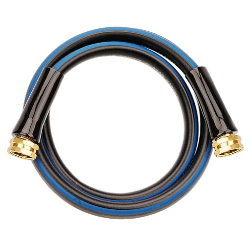 SheeChung Short Garden Hose 5ft x 5/8",Rubber Water Hose,Female to Female - size: 5ft-double females