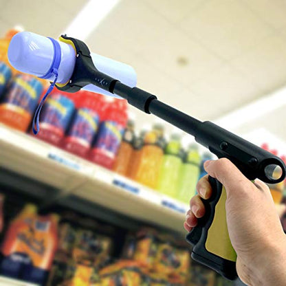 Grabber Reacher Tool 19 Inch Long, Foldable Pick Up Stick - Strong Grip Magnetic Tip - Heavy Duty Trash Picker Claw Reacher Grabber Tool Elderly Wheelchair Mobility Aid (Yellow) - color: Yellow