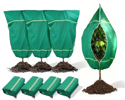 IC ICLOVER Plant Covers Freeze Protection, 47"x71" Frost Blankets, 4 Pack