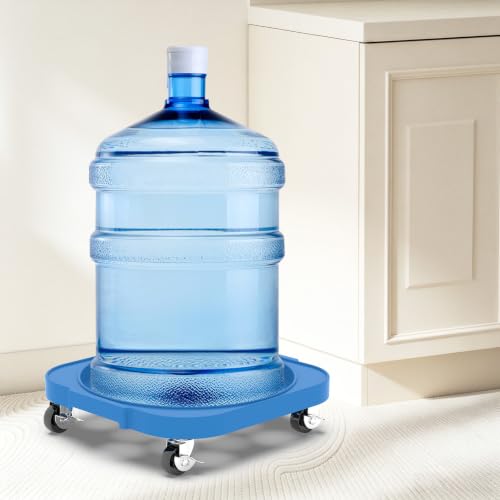 2 Pack 11'' Heavy Duty Rolling Plant Caddy with Wheels, Blue - color: Blue