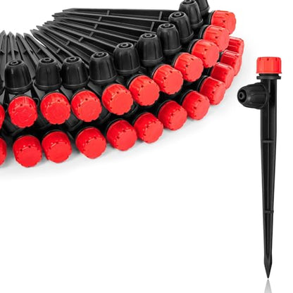 1/4" Drip Irrigation Emitters for Garden Irrigation System,30 Pack - size: 30pcs Irrigation Drippers