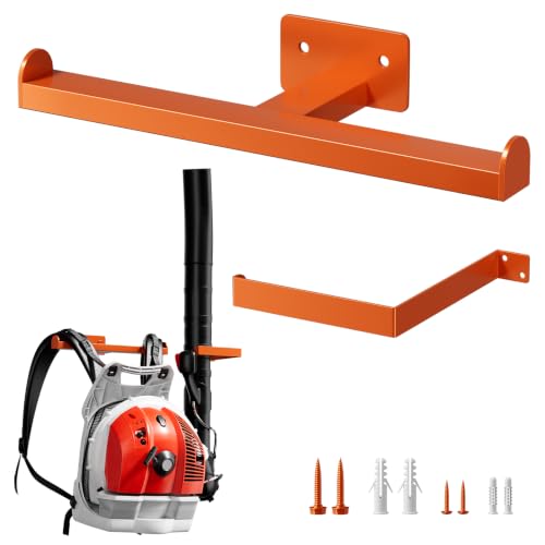 Backpack Leaf Blower Hanger with Tube Hook, Orange - color: Orange 1 Pack