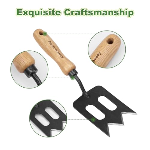 Stainless Steel Garden Hand Spork for Digging, Weeding, Loosening Soil - size: 29.5CM Garden Spork