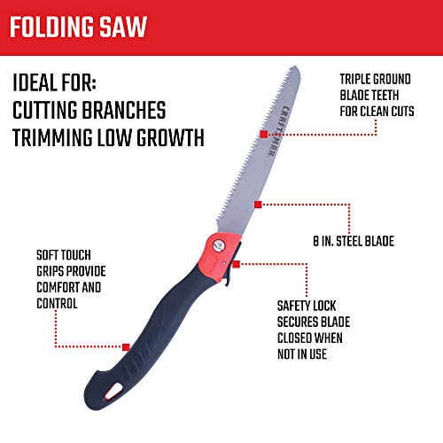 CRAFTSMAN CMXMKIT0170 Tree & Shrub Pruning Set with Bypass Pruning Shears, Bypass Lopper and Folding Pruning Saw - style: Tree & Shrub Pruning Set