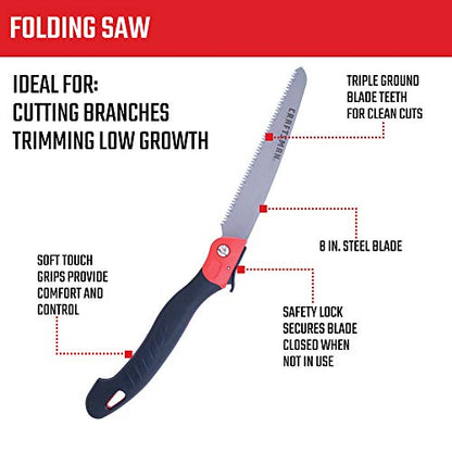 CRAFTSMAN CMXMKIT0170 Tree & Shrub Pruning Set with Bypass Pruning Shears, Bypass Lopper and Folding Pruning Saw - style: Tree & Shrub Pruning Set