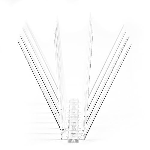 Bird B Gone EnviroSpike Plastic Bird Spikes, 10ft, Clear - size: 10 Feet Long