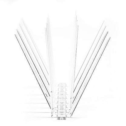 Bird B Gone EnviroSpike Plastic Bird Spikes, 10ft, Clear - size: 10 Feet Long