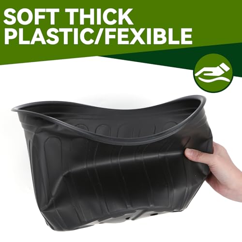 30 Pack 5 Gallon Plastic Nursery Pots,12.8 Inch Thickened Soft Plant Pots with Drainage Holes,Flower Planter Container for Seedlings Garden,Indoor and Outdoor - size: 5 gallon