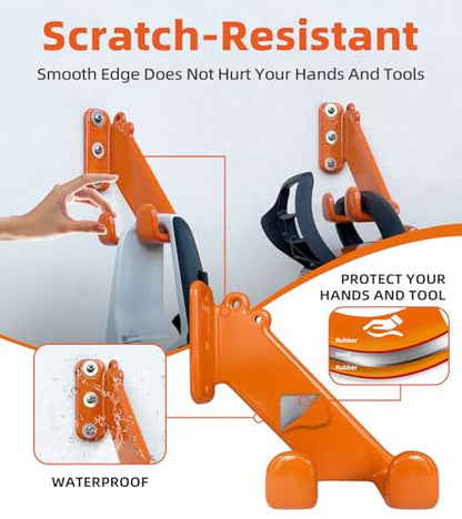 Chainsaw Hanger, 2 Pack Chainsaw Holder Wall Mount, Chain Saw Storage Rack - color: 2 Pack