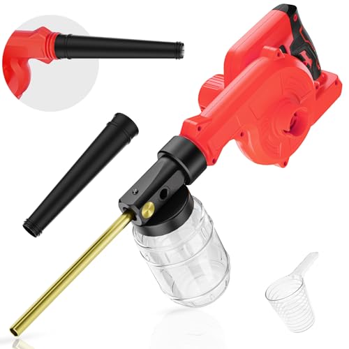 Rozlchar Electric Diatomaceous Earth Duster Compatible for Milwaukee 18V - color: Red