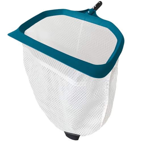 17.5" Ultra Fine Mesh Pool Net Skimmer, Deep Bag Leaf Rake (No Pole) - size: Diamond Pool Rake