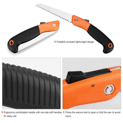 Foldable Manual Pruning Saw, 7.09 in Blade