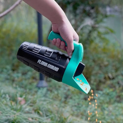 FLORA GUARD 30 oz Hand Seed Spreader, Adjustable Lawn Seed Spreader
