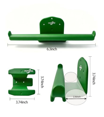 Backpack Blower Rack with Tube Hook,Backpack Blower& Battery Holder for EGO - size: Green 1 Pack