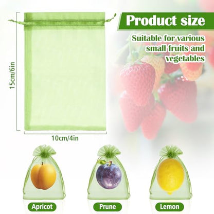50 PCS 4X6 inches Fruit Protection Bags, Fruit Bags for Fruit Trees - size: 4X6