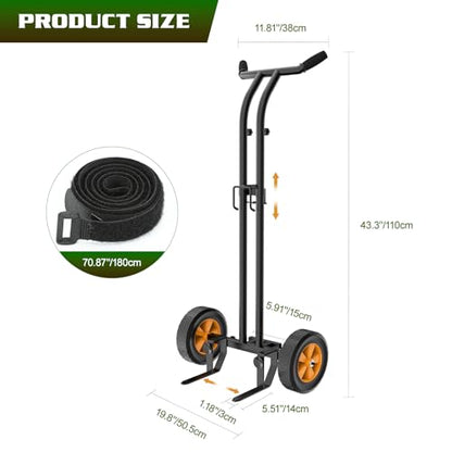 Housolution Plant Caddy with Wheels, Heavy Duty Plant Dolly for Big Pots