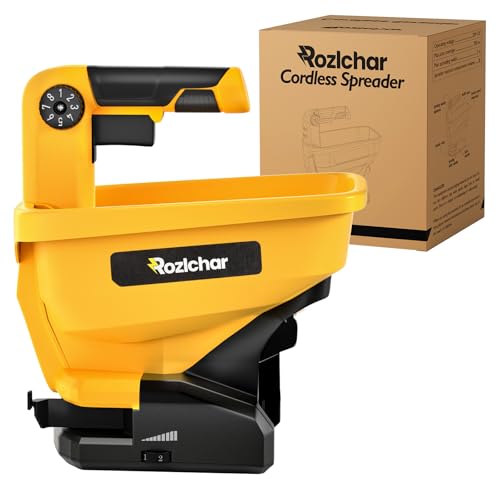 Rozlchar Power Spreader Compatible for Dewalt 20V/60V, Covers 5,000 sq. ft. - color: Yellow