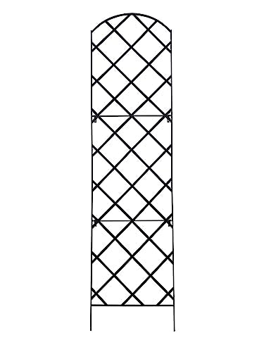 Giant Trellis, 108” high (9’ Tall) by 28” Wide Trellis with Arched top - by Meranti Home + Garden
