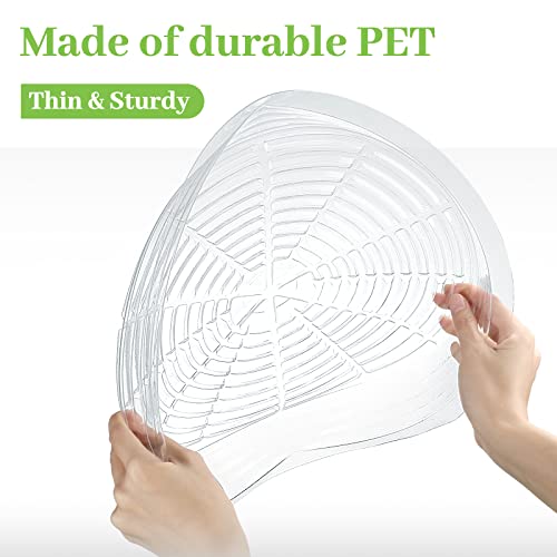 Shellwei 18 Pack 16 Inch Plastic Plant Saucers Extra Large Clear Flower Pot Drip Trays Plants Drip Tray Plant Drainage Tray Plants Saucer Trays for Indoors Outdoors - size: 16 Inch