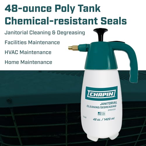 CHAPIN 1046 48-Oz Industrial Hand Pump Sprayer for Cleaners & Degreasers - size: 48 ounces - Degreaser