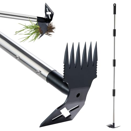 Weed Puller Tool with Long Handle, 60" Garden Weeding Tool