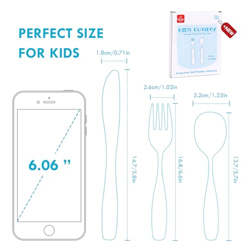 Lehoo Castle Toddler Utensils, 6-Pieces Kids Silverware Set (Lion) - color: Green