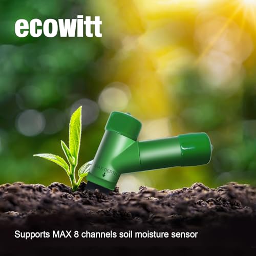 ECOWITT WH0291 Soil Moisture Tester Plant Soil Moisture Sensor Meter with Digital LCD Display - color: WH0291B