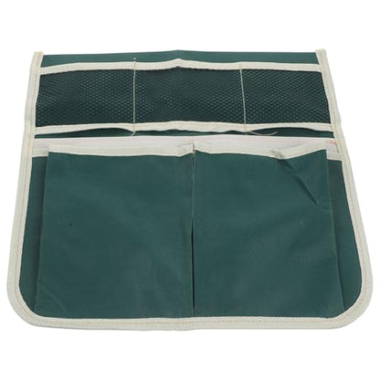 Yardwe Large Gardening Tool Bag for Kneeler with Durable 600D Fabric Multi-Pocket Organizer Garden Seat Pouch for Lawn Patio Storage and Easy Carry