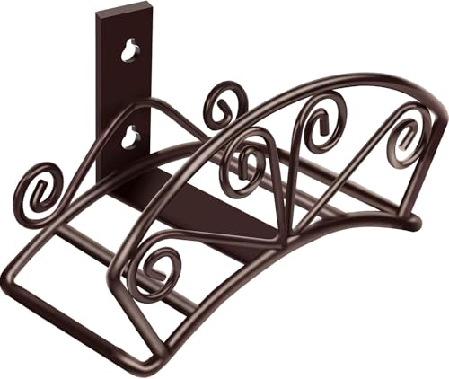 TomCare Garden Hose Holder, Heavy Duty 160FT Large Capacity Hose Hanger - color: Bronze, size: L （14.9“ x 6” x 8"）