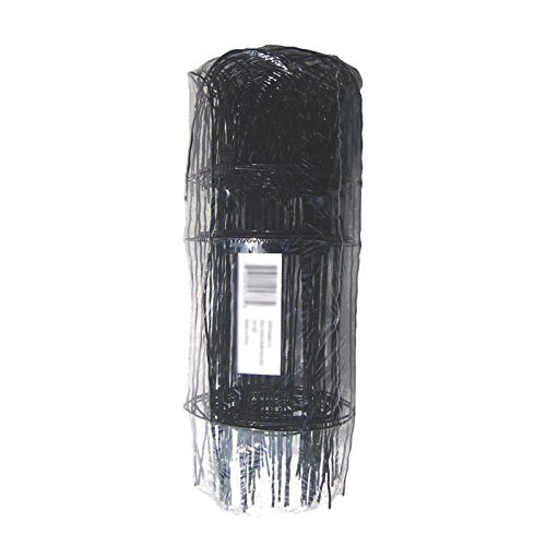 14 inch(H) x 20 feet(L) Black Garden Border Edging Folding Fence Roll Scroll Top Rolled Yard Fencing Garden Fence, Metal Wire Garden Fence for Outdoor,Yard Landscape Patio,Flower Bed Edging - size: 14"x20' Black 1pack
