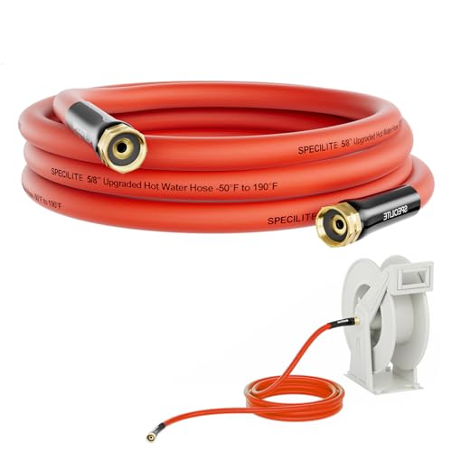 SPECILITE 5/8" x 15FT Female to Female Hot/Cold Leader Garden Water Hose - size: 15FT 5/8" ID Female to Female
