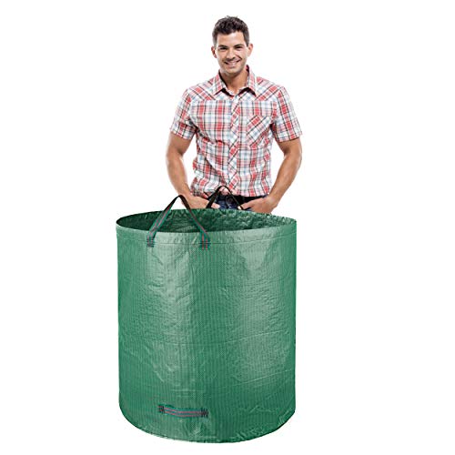 GardenMate 2-Pack 132 Gallons Reusable Garden Waste Bags (H34, D34 inches) - Yard Waste Bags - style: 2x 132 Gallons