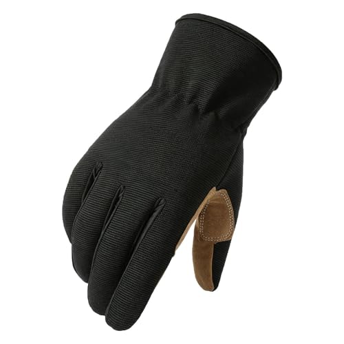 Gardening Gloves for Women & Men, Thorn Proof Work Glove - color: Black, size: Large