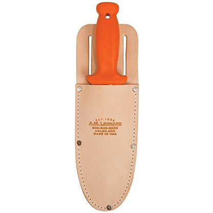A.M. Leonard Classic Soil Knife & Leather Sheath Hori Hori 6-Inch Blade