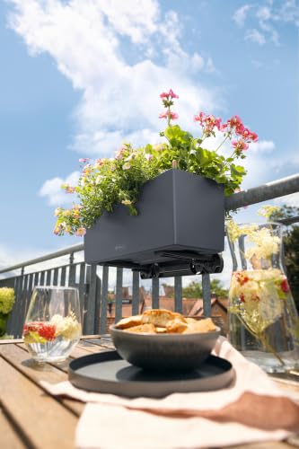 Lechuza Balconera Bracket - Black - color: Black