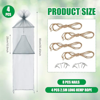 Qualirey 8 Pack Spotted Lanternfly Trap Lanternfly Killer for Tree,Grey - color: Gray