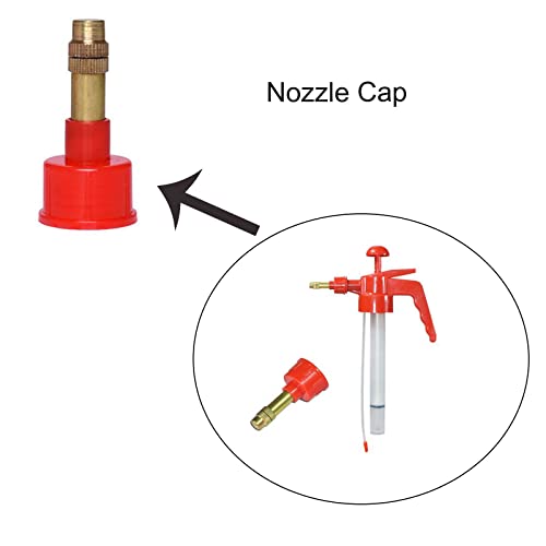 4 Pack Garden Bottle Sprayer Nozzle Replacement Caps 0.79'' 20mm Thread Head Brass Ajustable Nozzles for 50oz 27oz 0.8-1.5L Water Pump Bottle Watering Spraying Hand-Held Pressure Mister - color: 0.2Gallon/27oz/0.8L/50oz/0.4Gallon/1.5L