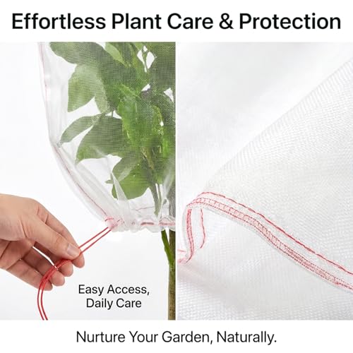 Sukh Bird Netting for Garden Protection - 3 PCS Blueberry Bush Netting, 2.3 x 3.3 FT