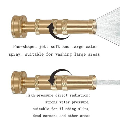 Heavy Duty Brass Hose Nozzle 3-Piece Set