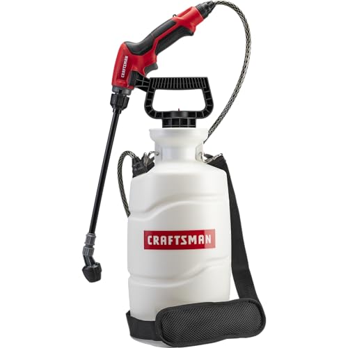 Craftsman 2-Gallon Pump Zero Lithium-Ion Power Wand Tank Sprayer with Padded Carry Strap and Spray Shield, Model# CMXCAFG190788