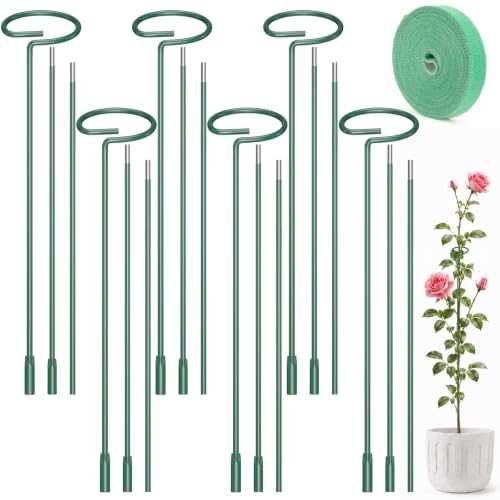 6 Sets Plant Support Stakes, 12/25/36 Inch Adjustable