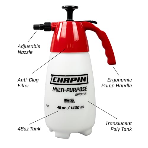 CHAPIN 1002 48-Oz Hand Pump Sprayer for Lawn, Garden & Weed Control - size: 48 ounces - Lawn & Garden