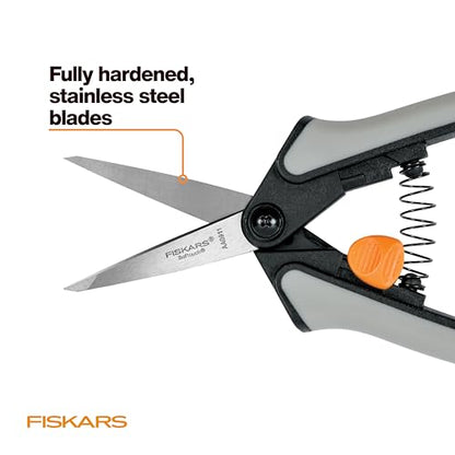 Fiskars 6" Steel Micro-Tip Pruning Snip Set, Garden Scissors, 15-Pack - style: Snips (15-Pack)