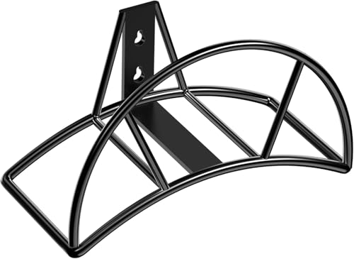 TomCare Garden Hose Holder Wall Mount, 160FT Large Capacity Hose Hanger - color: Black, size: XL