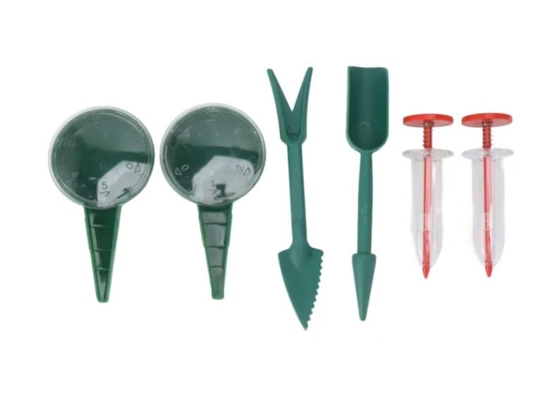 6Pcs Mini Sowing Seed Dispenser, Seed Planter Tool, Handheld Seed Planter, Mini Hand Seed Spreader, Seed Sower Tool, Garden Seed Planter, Small with Seedlings for Spreading Seed Spreader